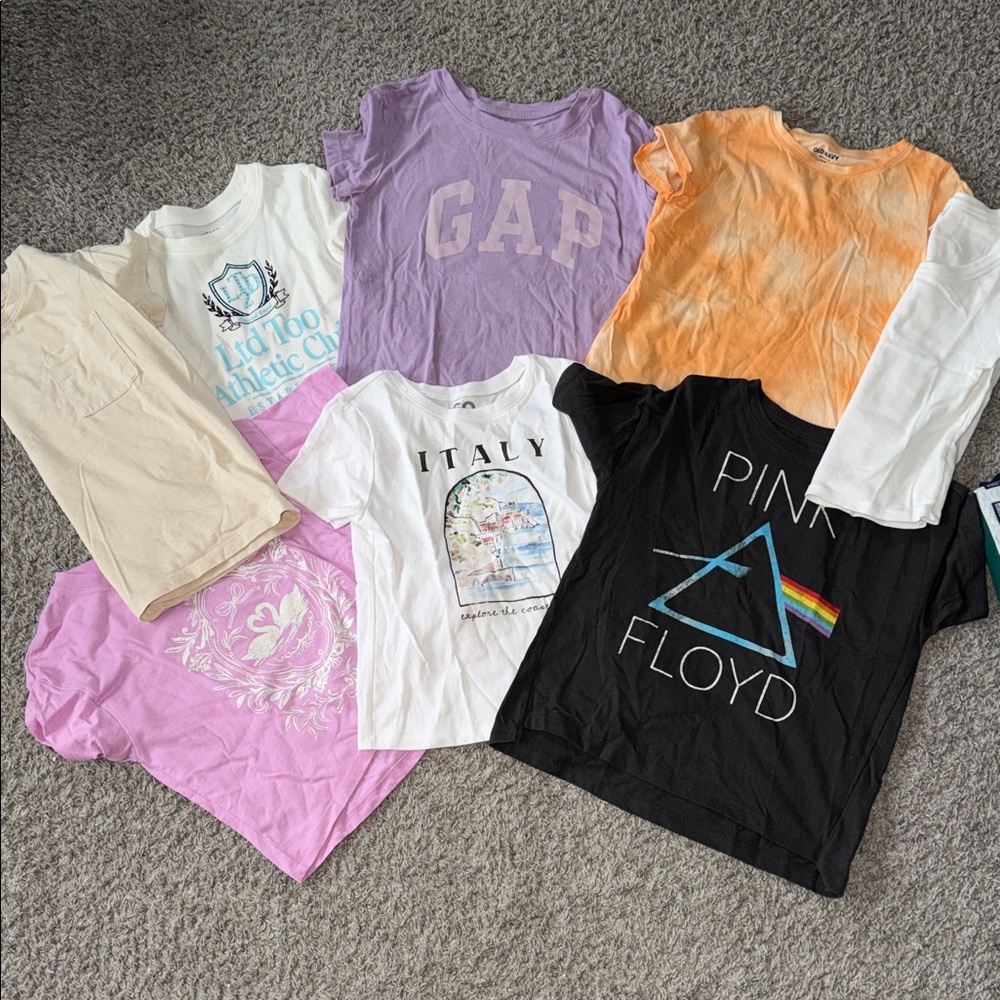 Assorted Graphic and Solid T-Shirts